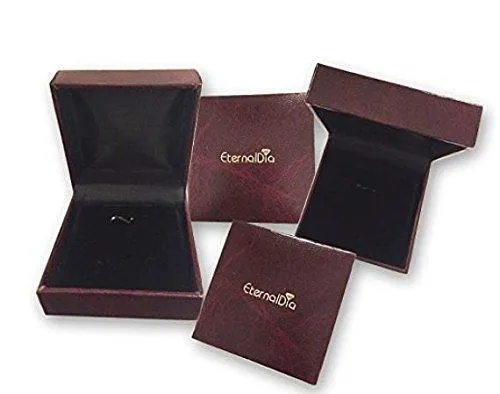 1/3 Cttw Diamond Frame Bridal Halo Engagement Ring Set in 10K White Solid Gold Matching Band (IJ/13)
