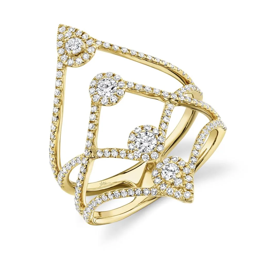 14K Gold 0.71 Carat Diamond Ring
