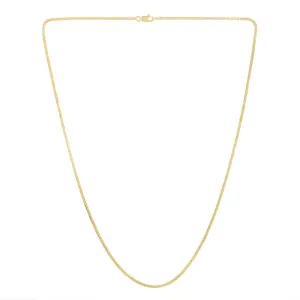 14K Gold 1.65mm Popcorn Chain