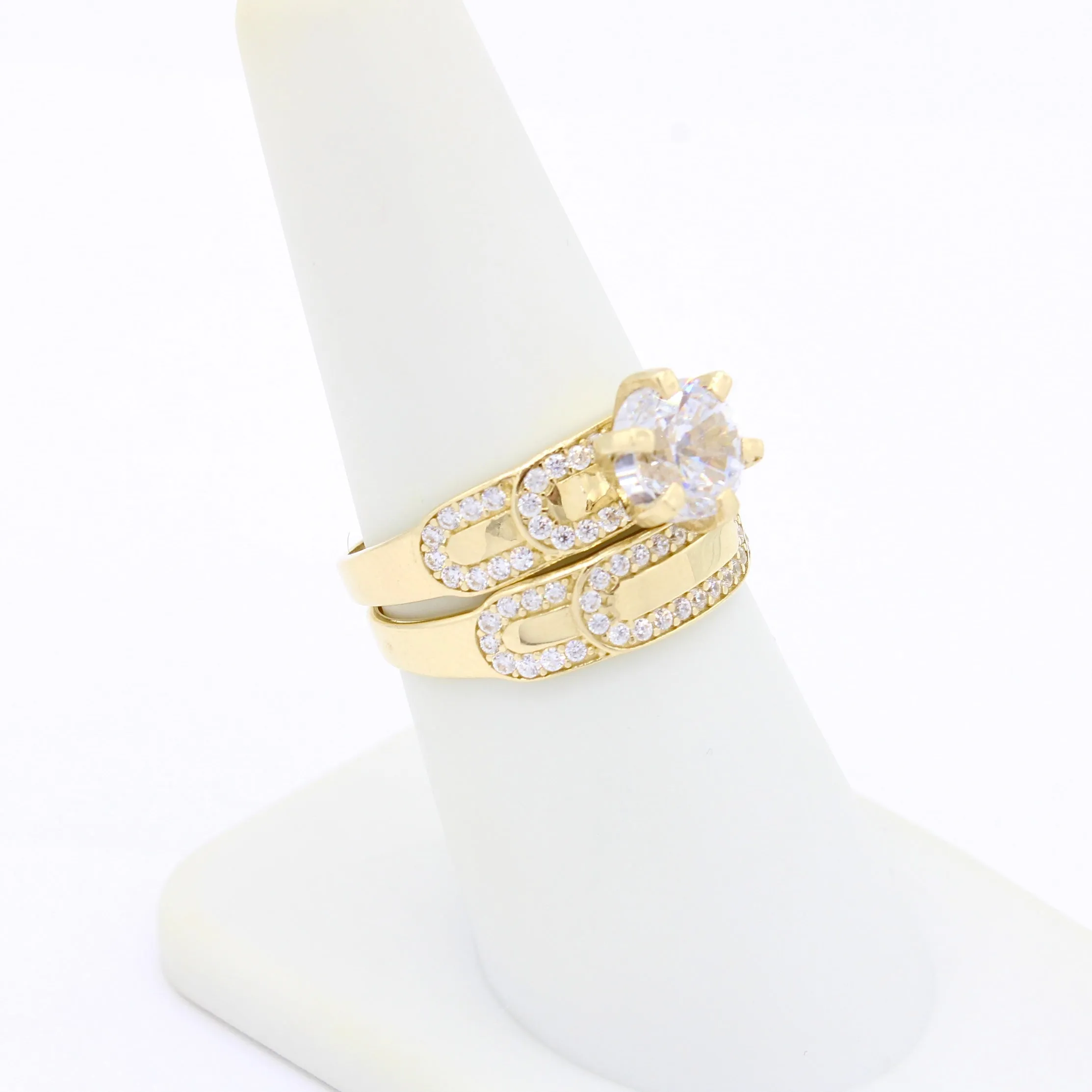 14k Wedding Duo CZ Set for Women JTJ™