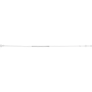14k White Gold 1/6 CTW Diamond 6-8" Bracelet