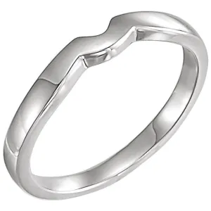14k White Gold #3 Band for Tulipset® Ring, Size 6