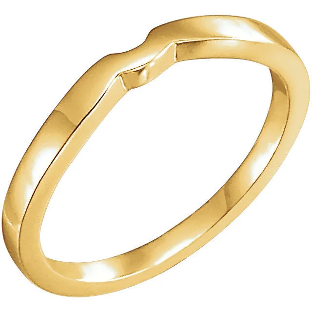 14k Yellow Gold #1 Band for Tulipset® Ring, Size 6