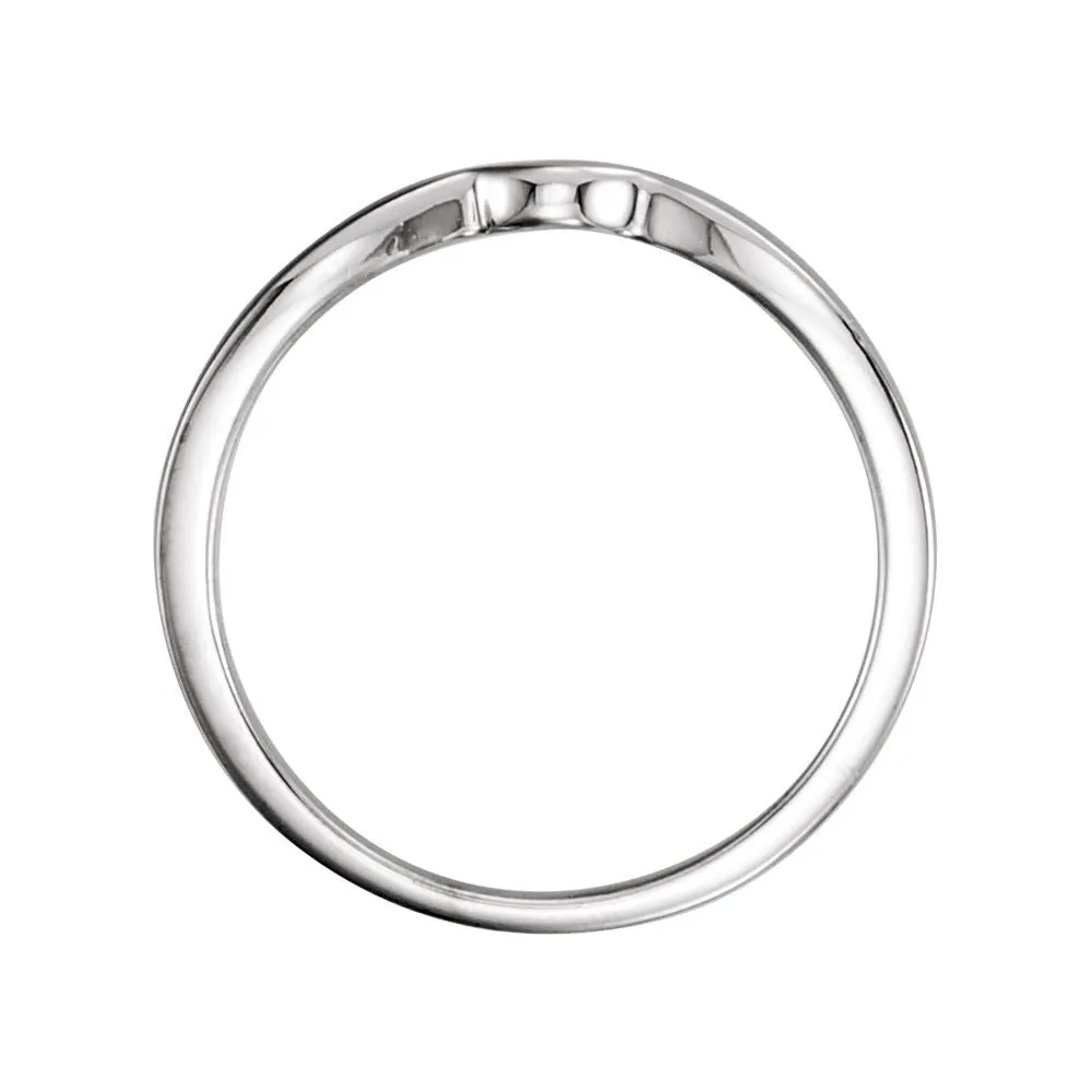 14k Yellow Gold #8 Band for Tulipset® Ring, Size 6