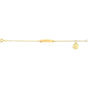 14k Yellow Gold Angel Bracelet