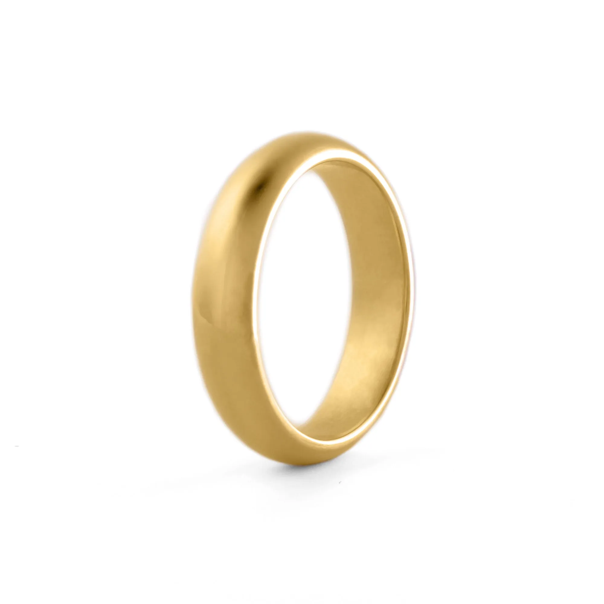 18K Gold 4mm Comfort Fit Wedding Ring