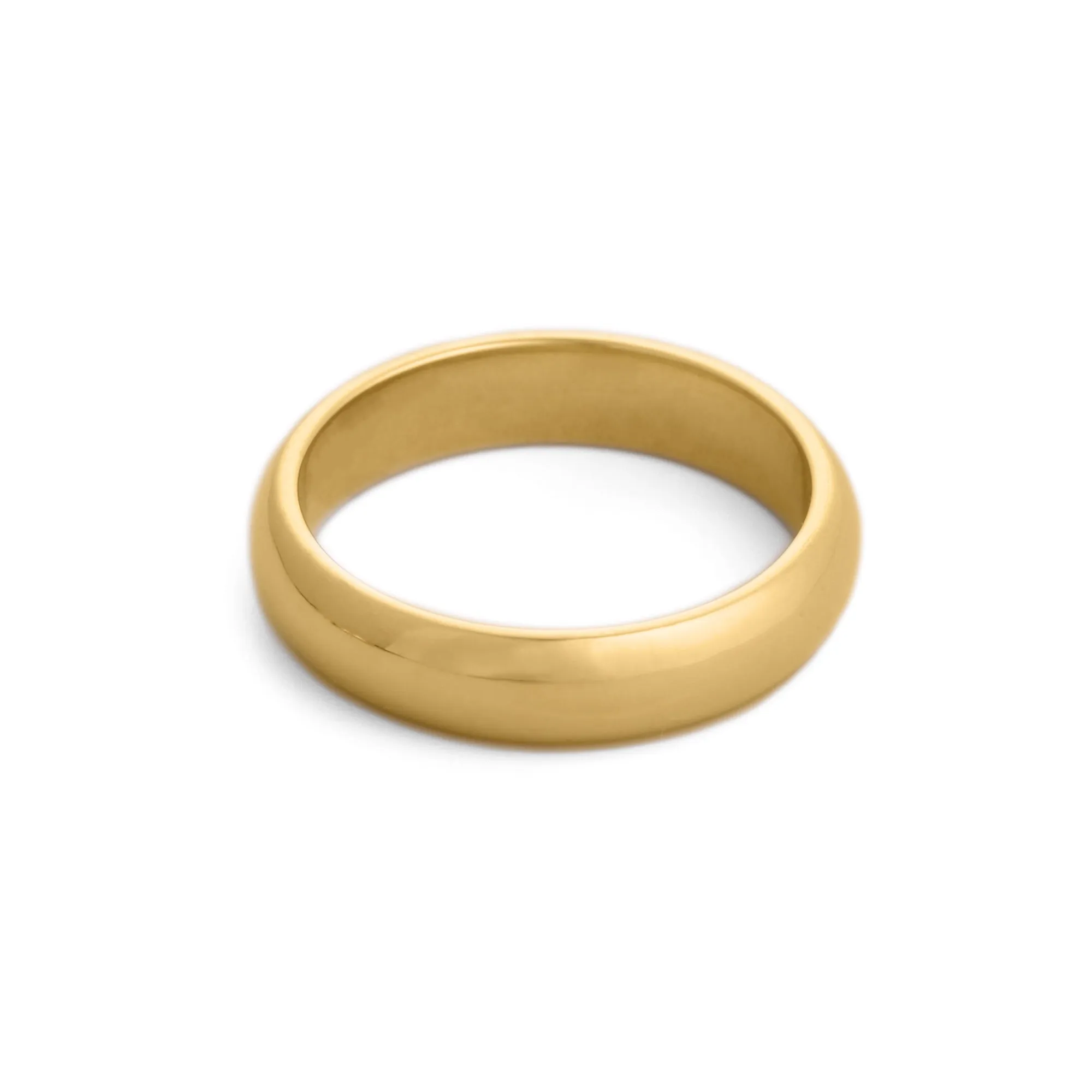 18K Gold 4mm Comfort Fit Wedding Ring