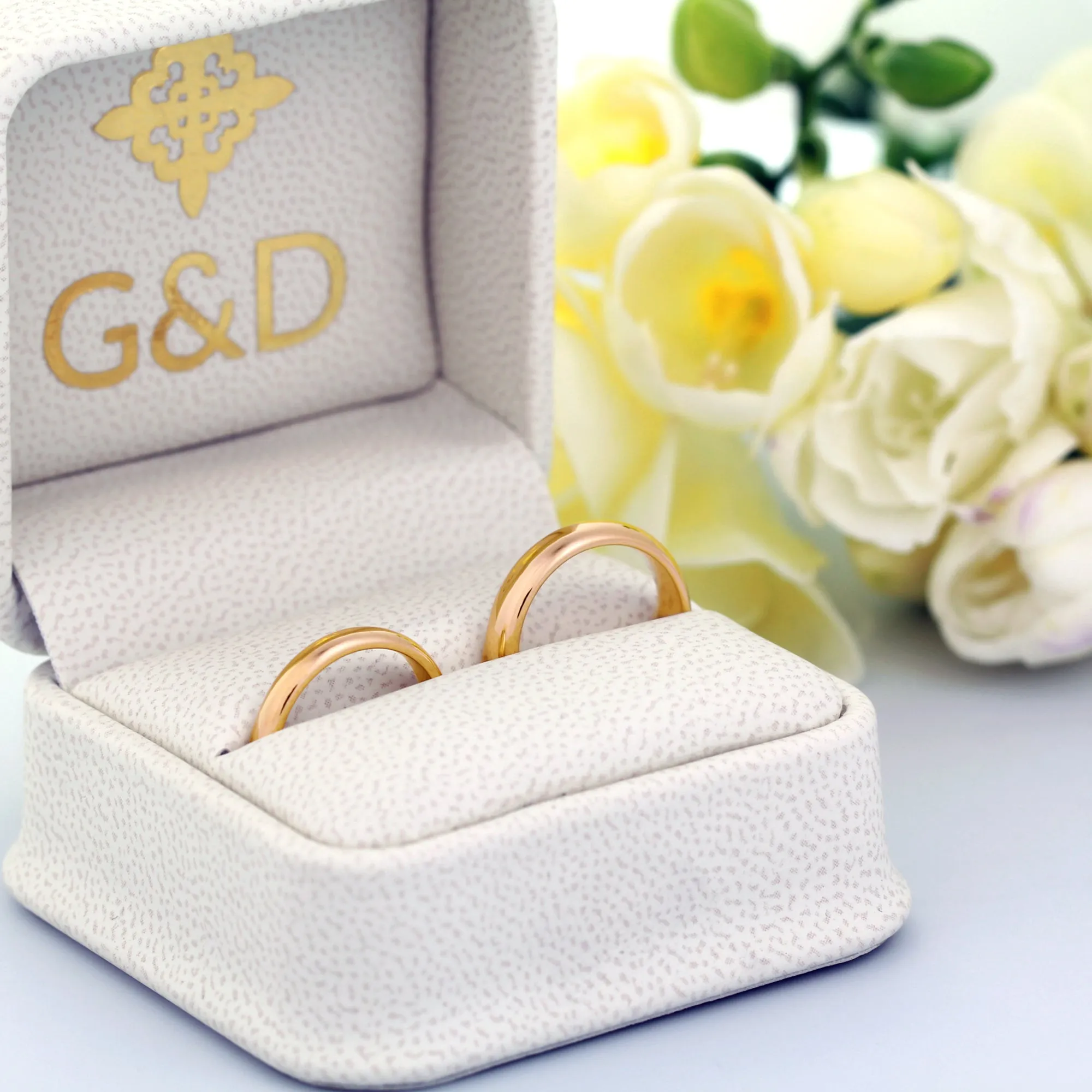 18K Gold 4mm Comfort Fit Wedding Ring