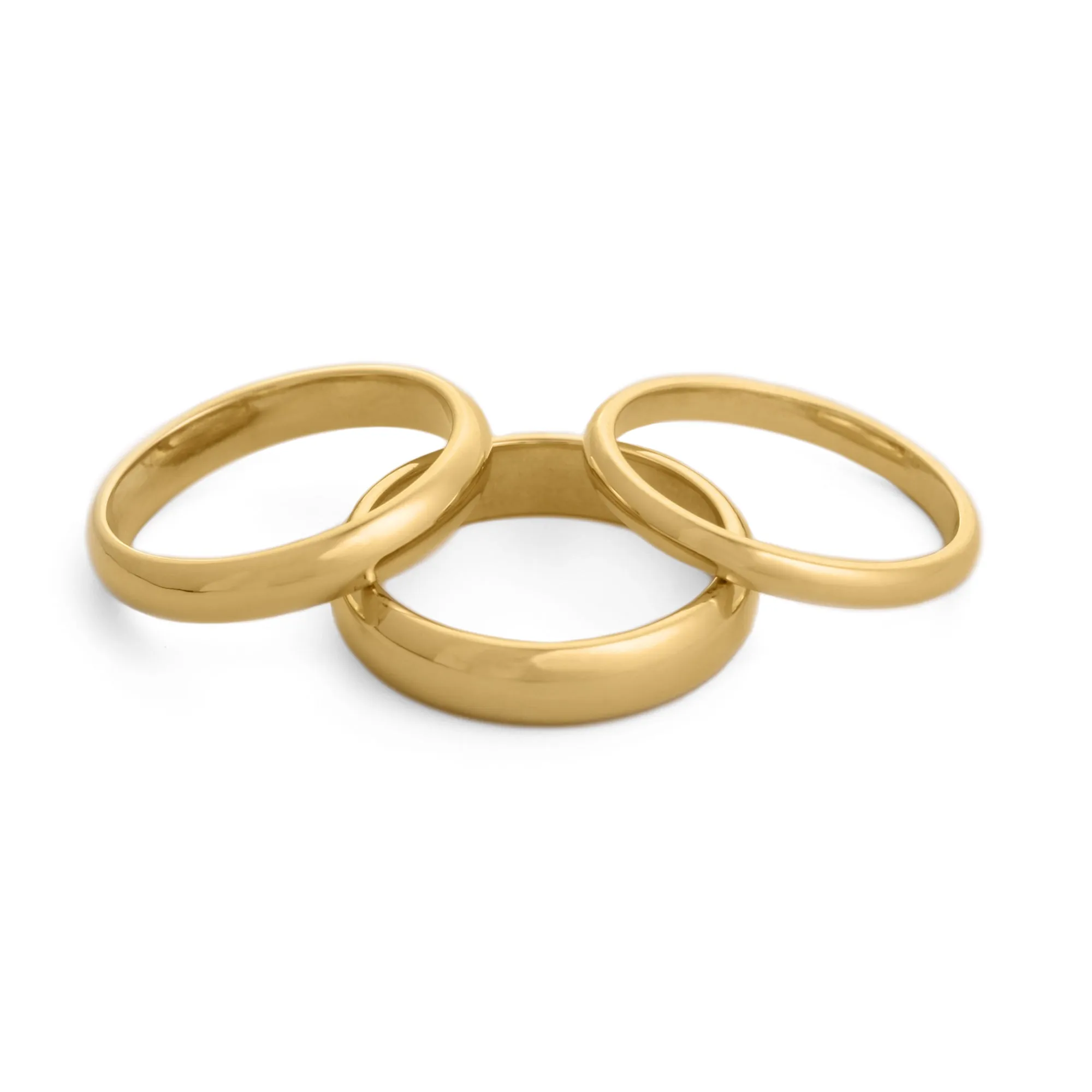 18K Gold 4mm Comfort Fit Wedding Ring