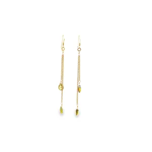 18k Vermeil Peridot Drops