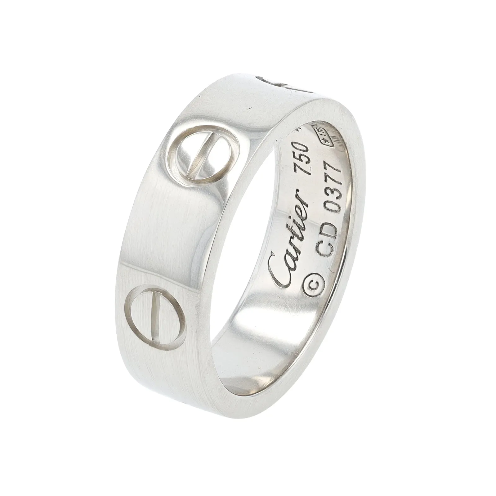 18K WG Cartier Love Ring