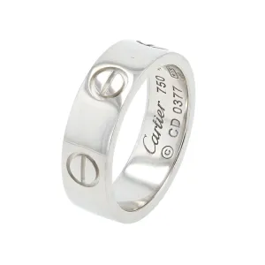 18K WG Cartier Love Ring