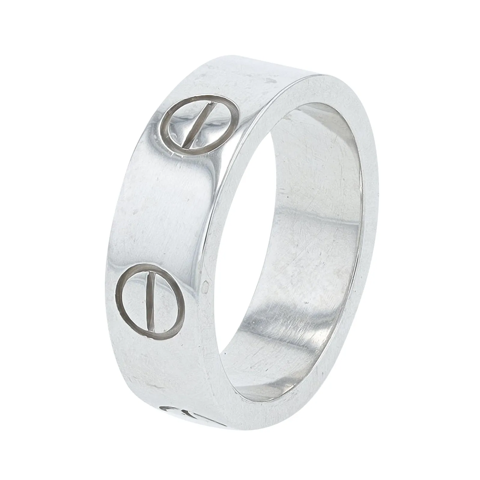 18K WG Cartier Love Ring