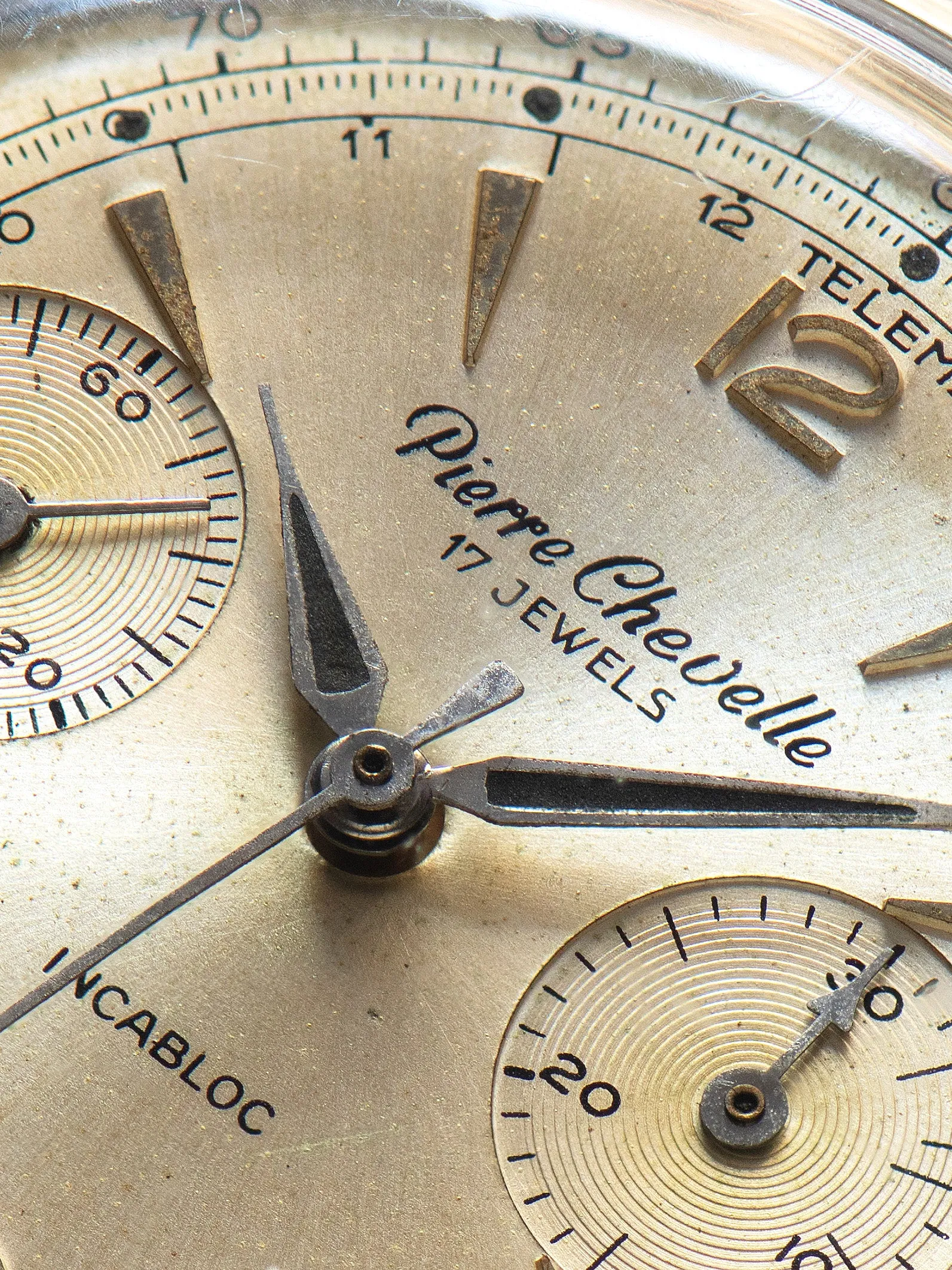 1950s Pierre Chevelle Chronograph 'Venus Cal. 188'