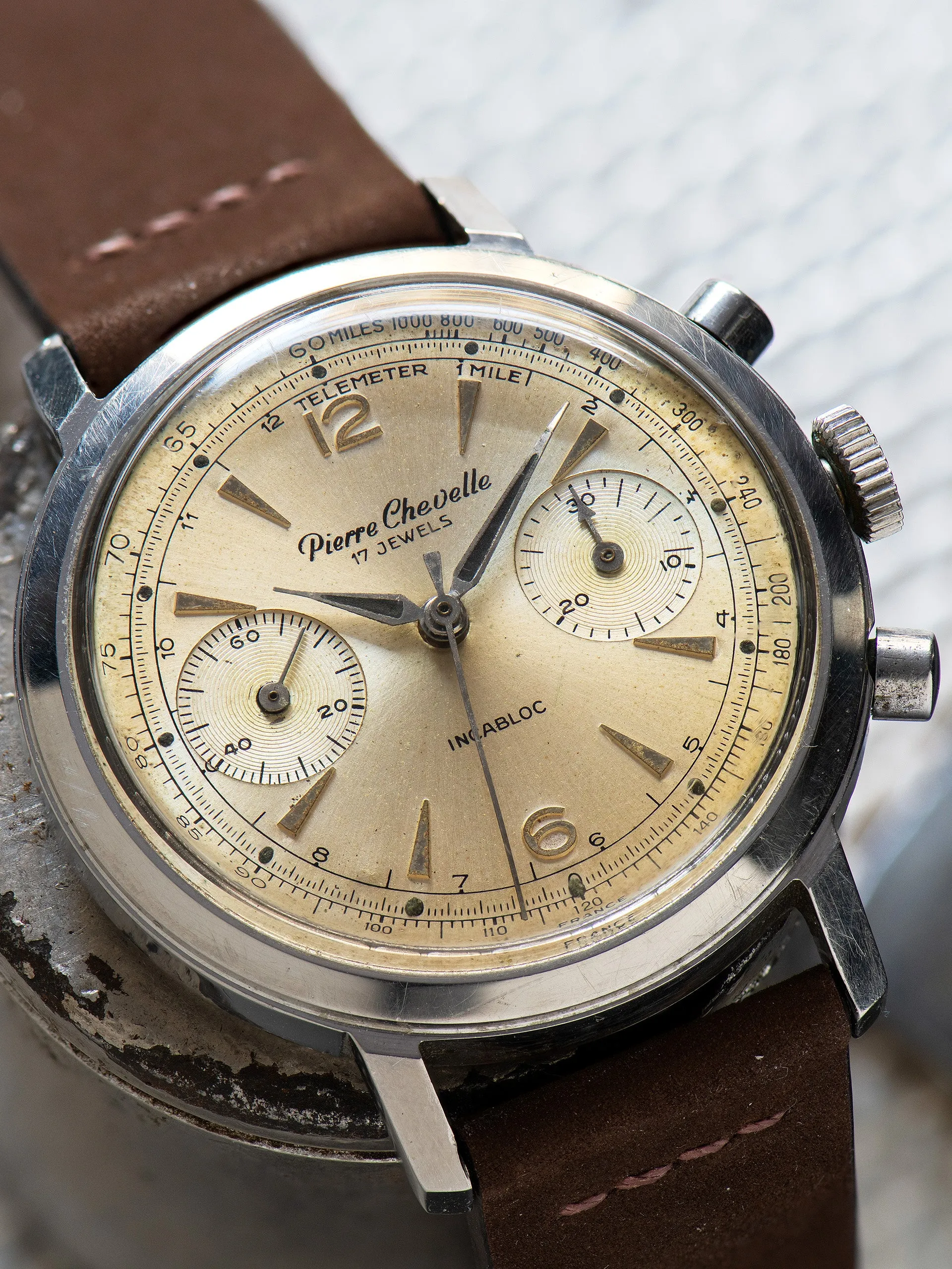 1950s Pierre Chevelle Chronograph 'Venus Cal. 188'