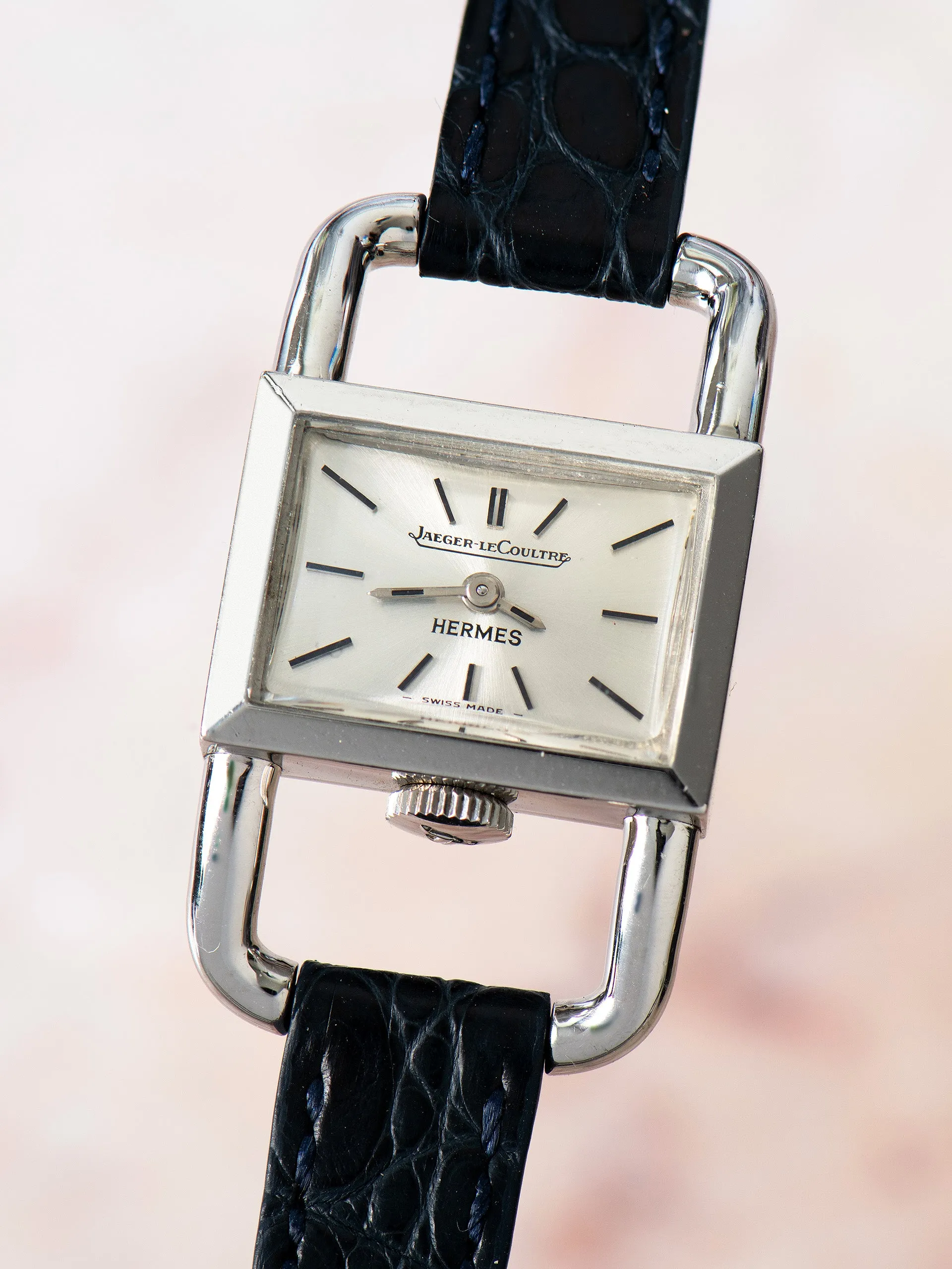 1960s Jaeger-LeCoultre Étrier (Ref. 1670.42) "Retailed By Hermès"