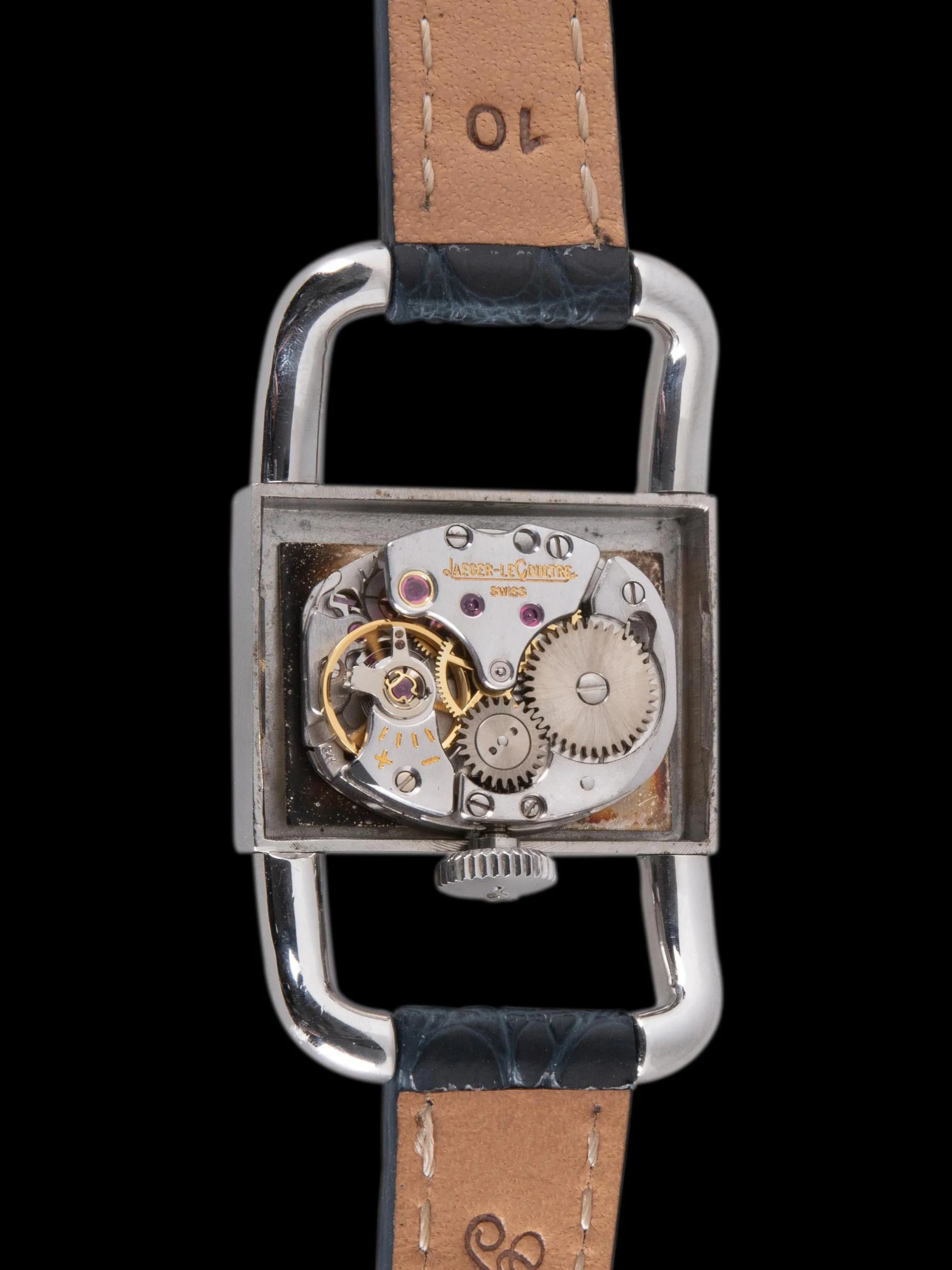 1960s Jaeger-LeCoultre Étrier (Ref. 1670.42) "Retailed By Hermès"