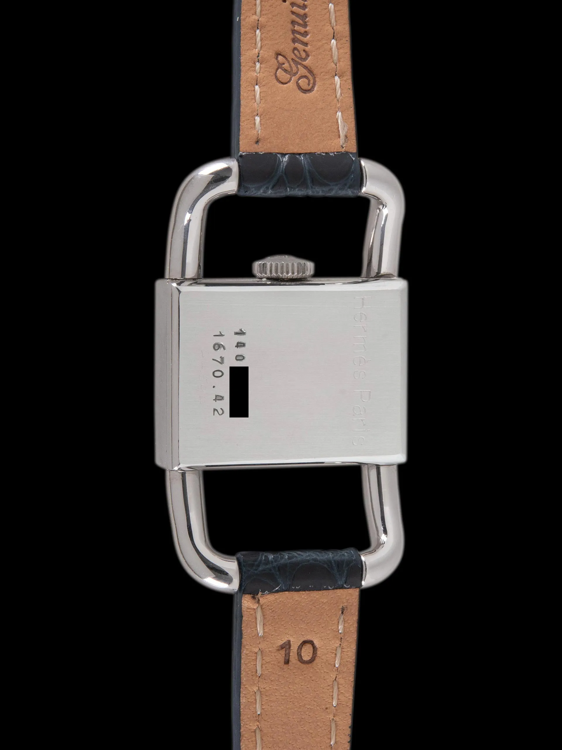 1960s Jaeger-LeCoultre Étrier (Ref. 1670.42) "Retailed By Hermès"