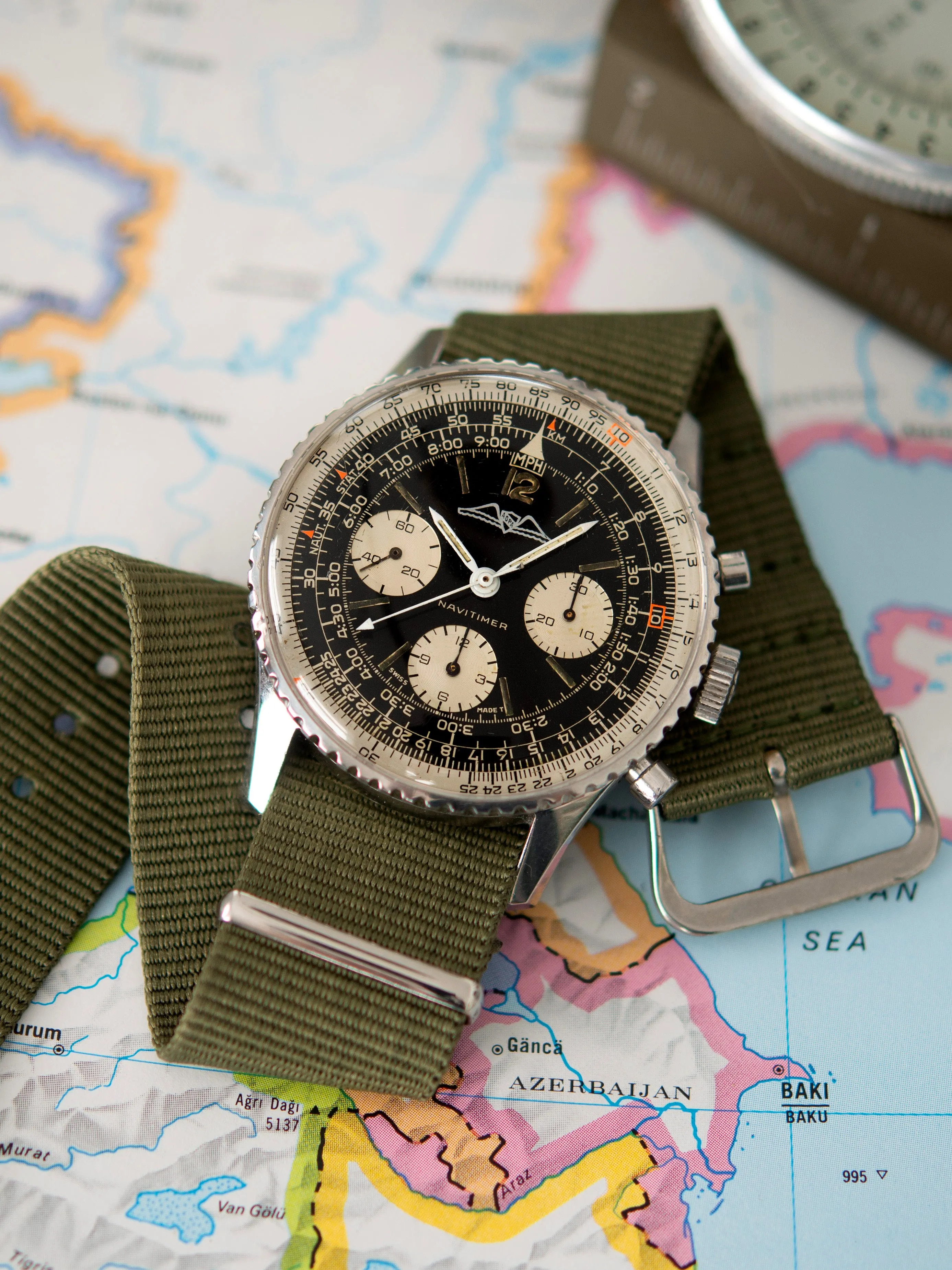 1966 Breitling Navitimer (Ref. 806) "AOPA" Gilt