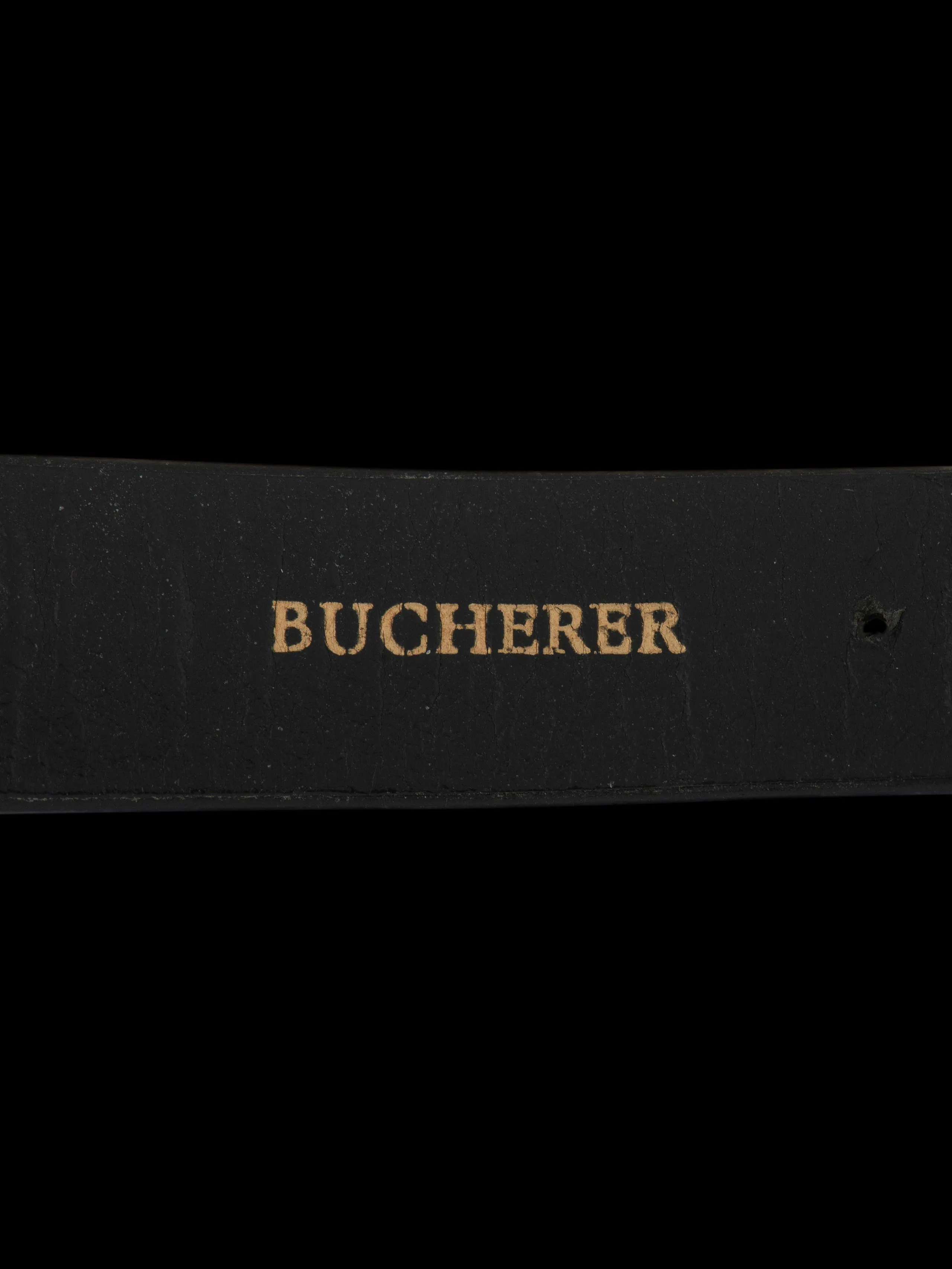 1970s Bucherer Gold-Plated Oversized Square Watch