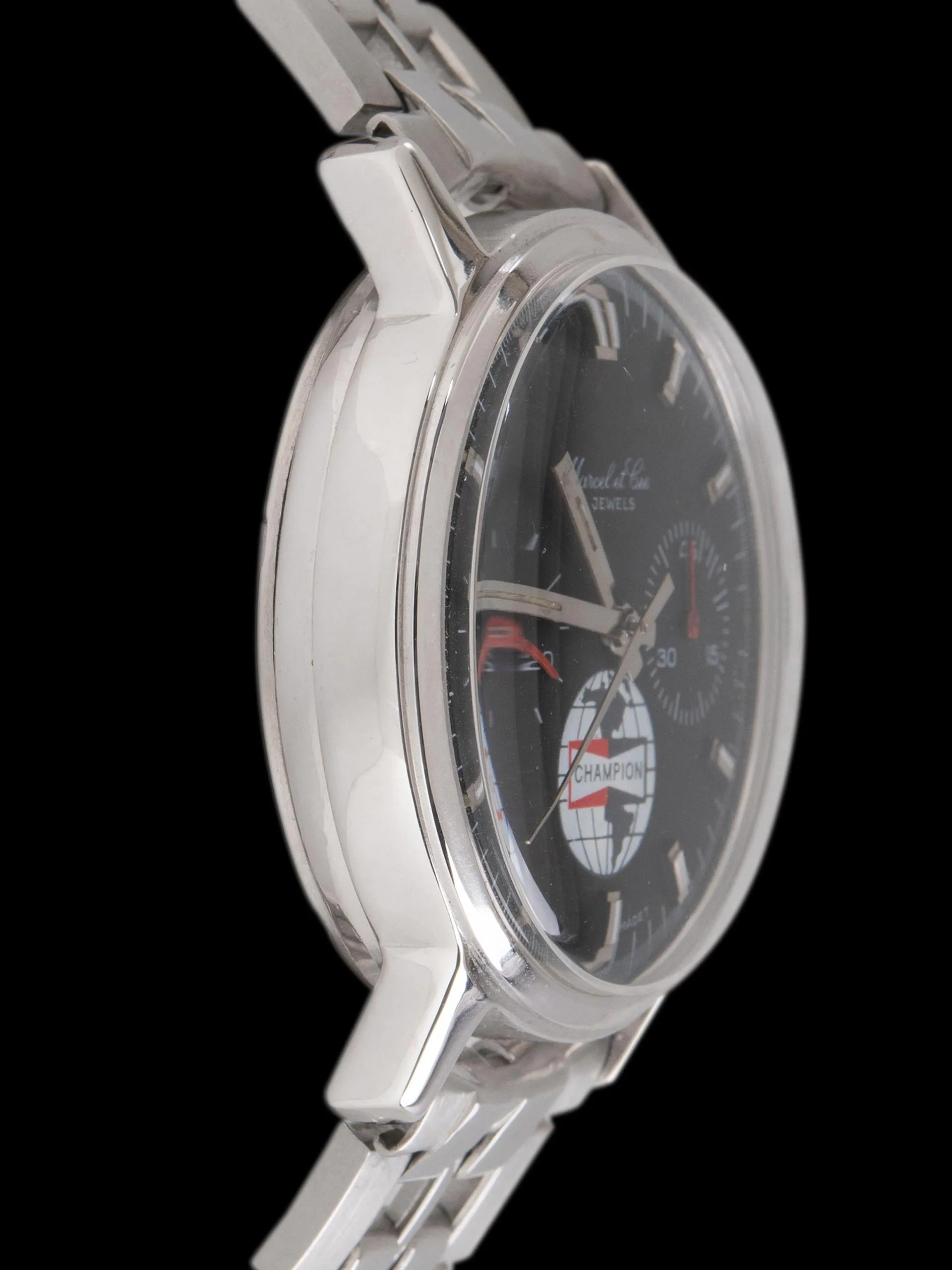 1970s Marcel Et Cie Chronograph Valjoux Cal. 7733 "Champion Spark Plug"