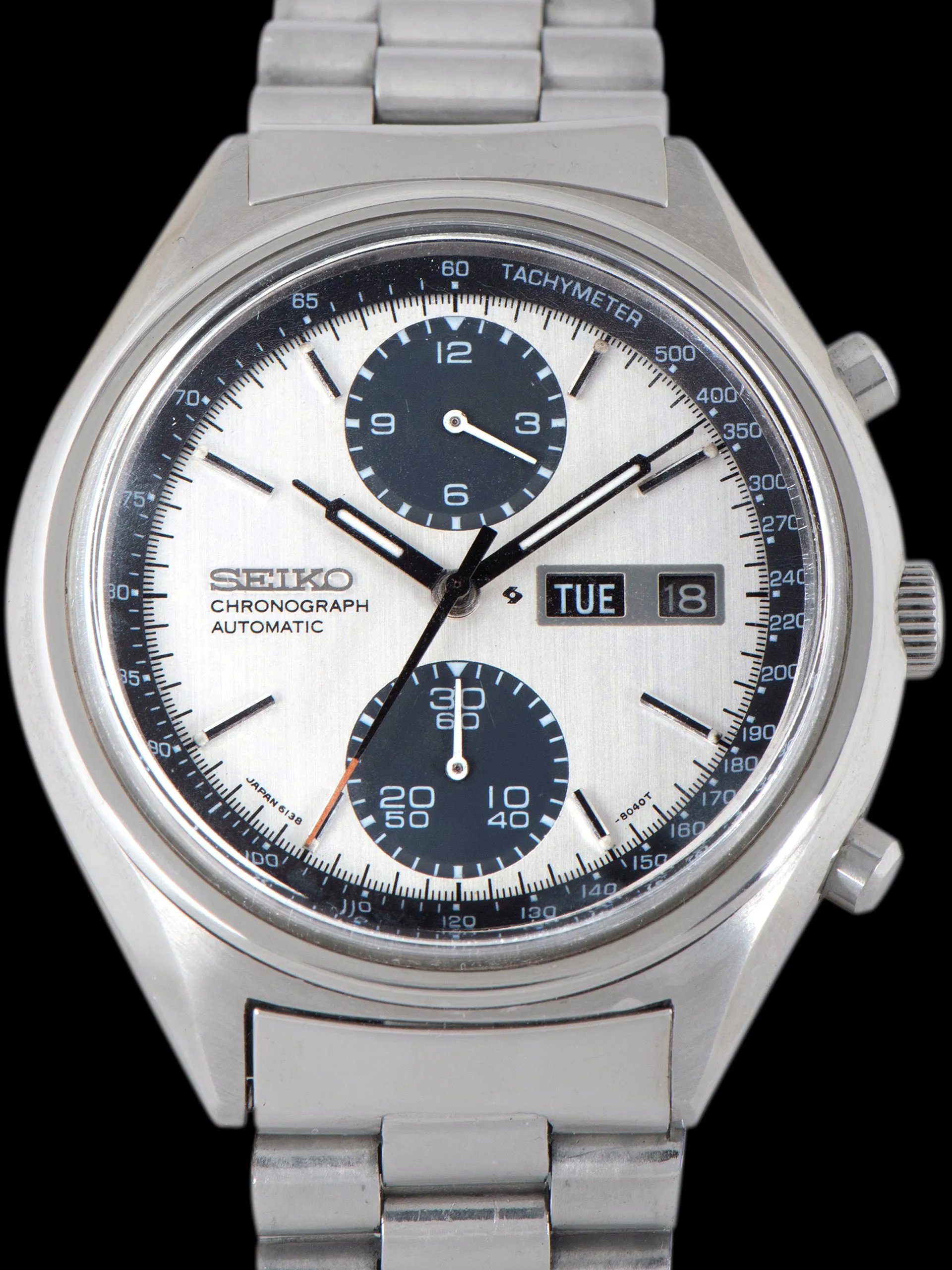 1977 Seiko Automatic Chronograph (Ref. 6138-8020) "Panda"