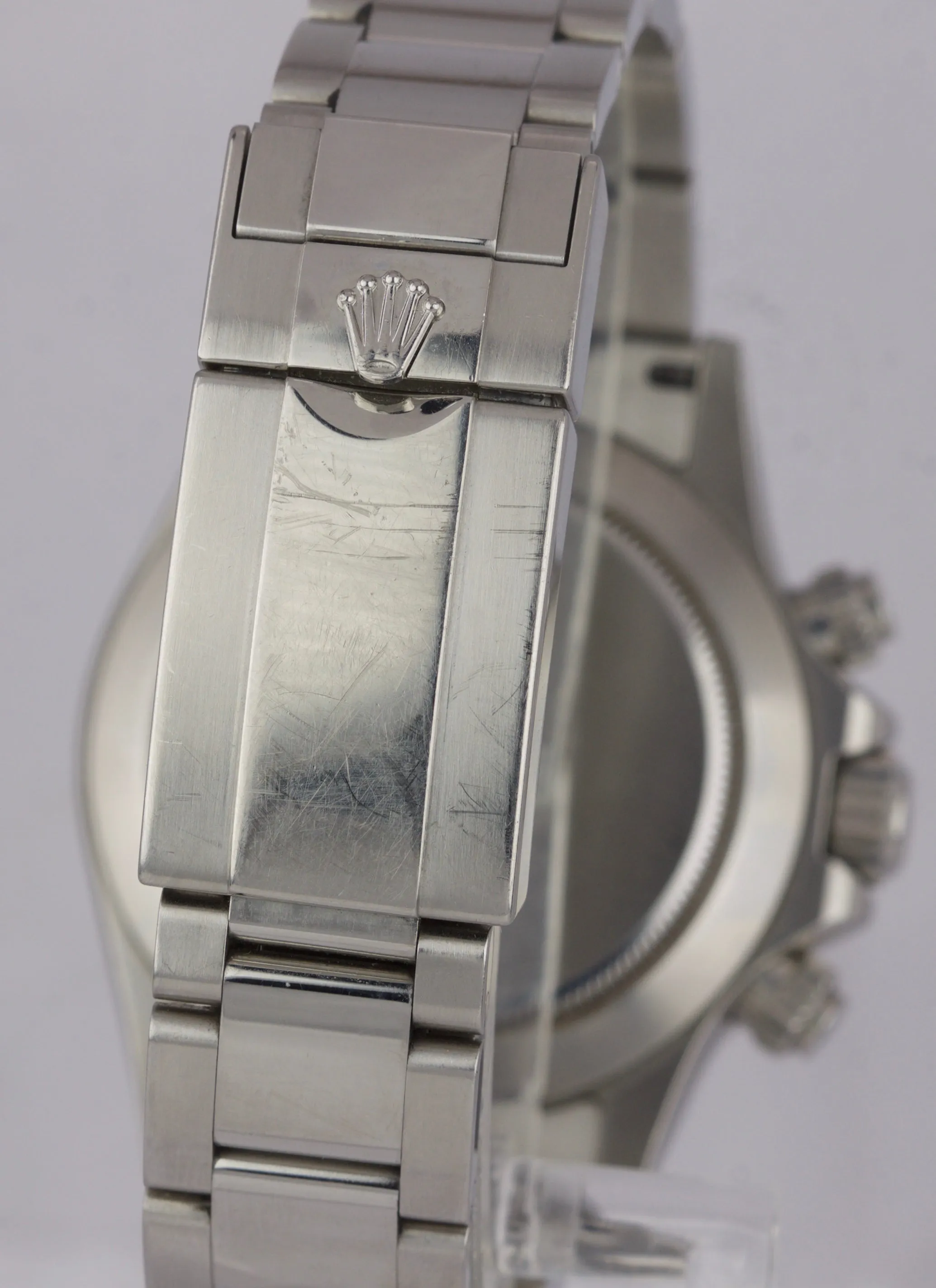 2015 UNPOLISHED Rolex Daytona Cosmograph ENGRAVED REHAUT 116520 Black 40mm Watch