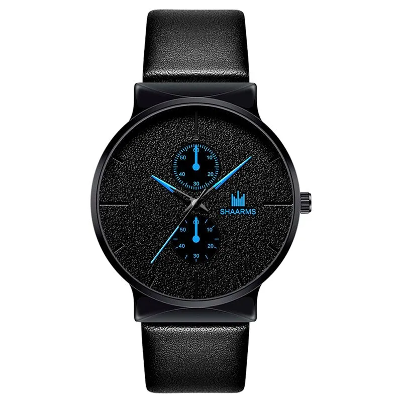 2pcs Set Fashion Mens Sports Watches Man