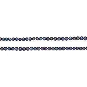 8-9 mm Black Freshwater Cultured Pearl 72" Rope Necklace