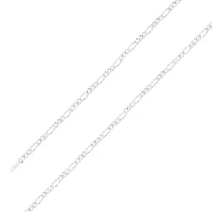 925 Sterling 5mm Silver Classic Figaro Chain Size- 7"