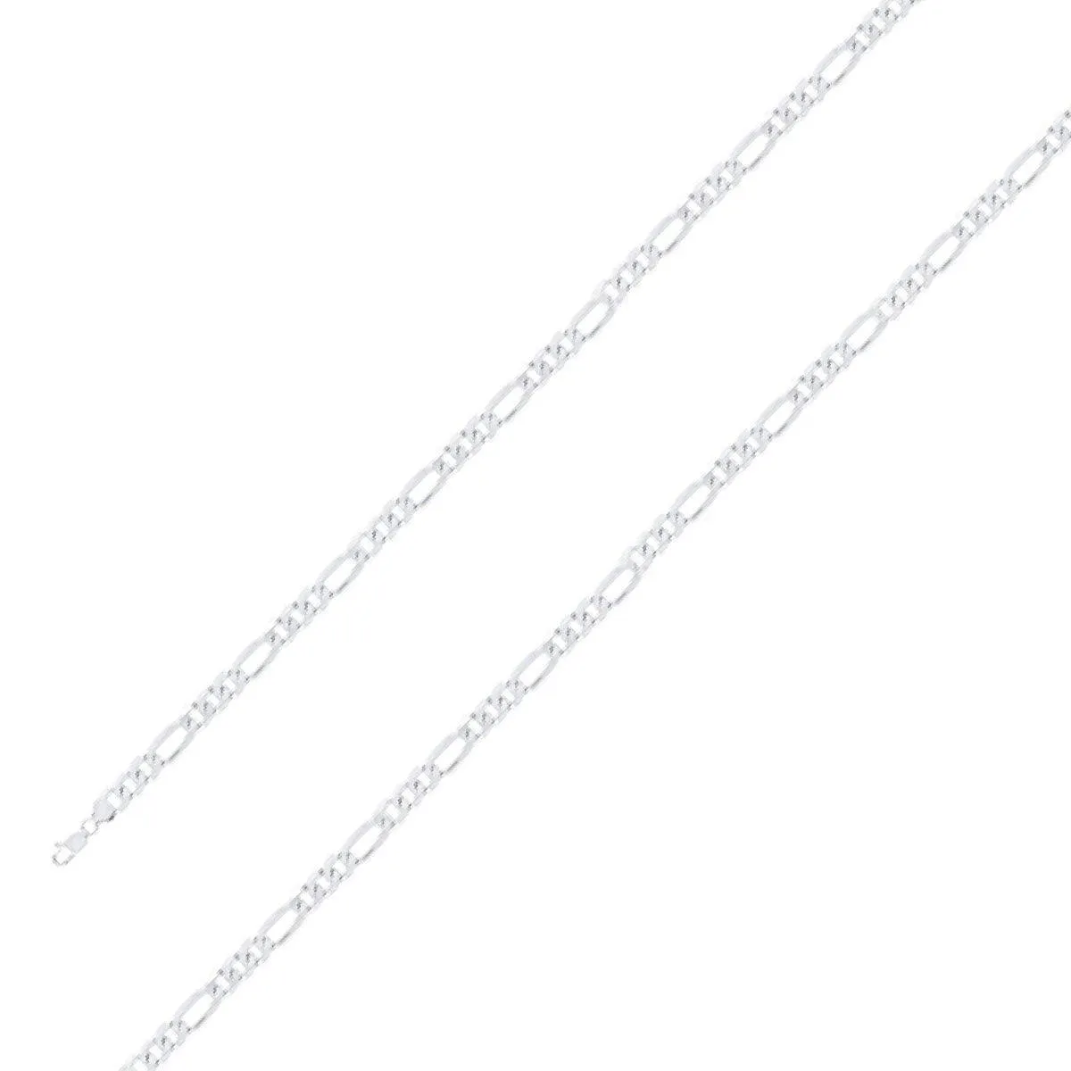 925 Sterling 5mm Silver Classic Figaro Chain Size- 7"