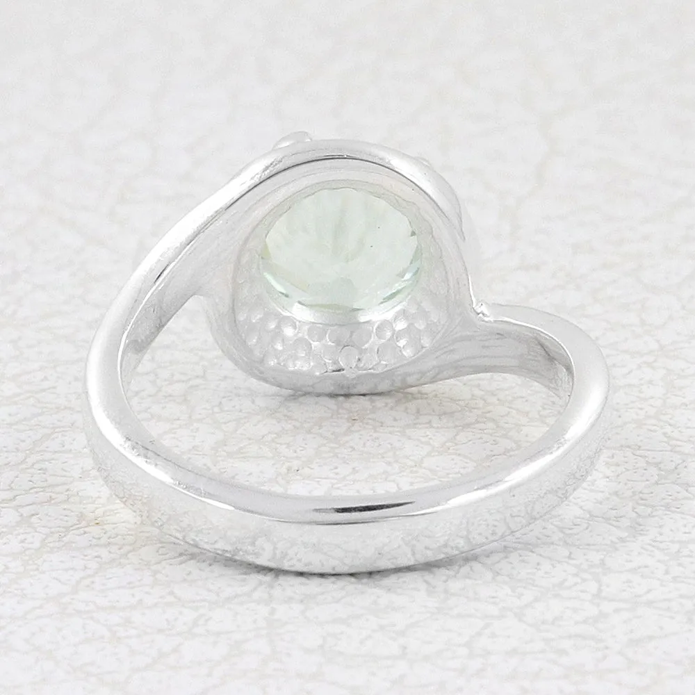 925 Sterling Silver Designer Garnet Ring