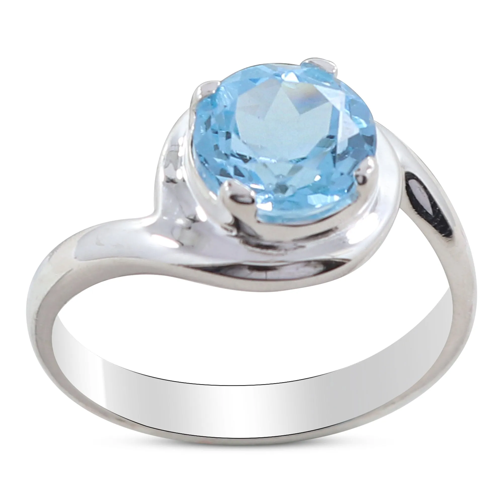 925 Sterling Silver Designer Garnet Ring