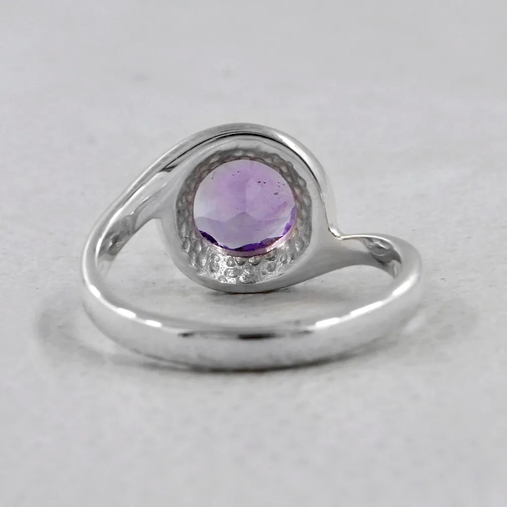 925 Sterling Silver Designer Garnet Ring
