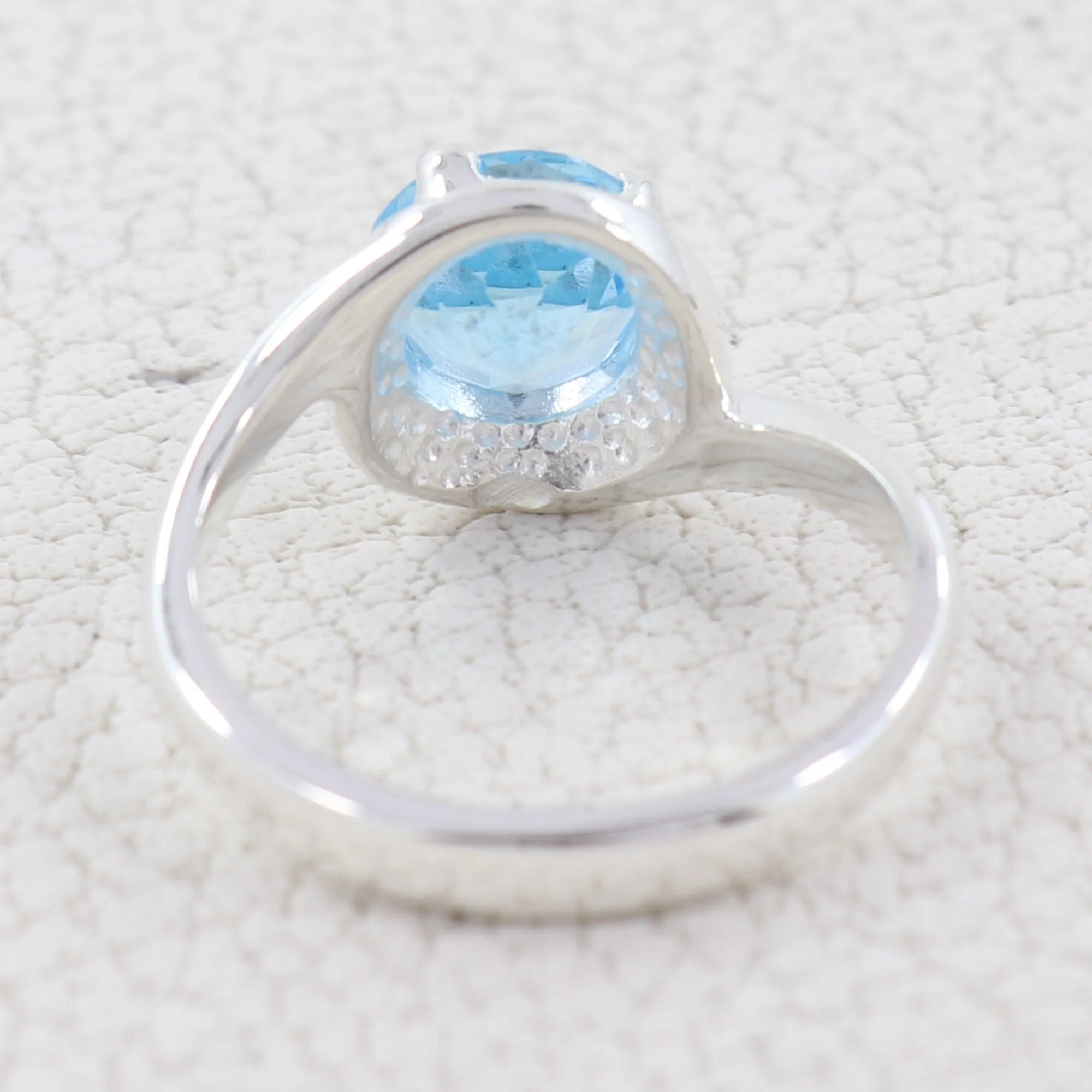 925 Sterling Silver Designer Garnet Ring