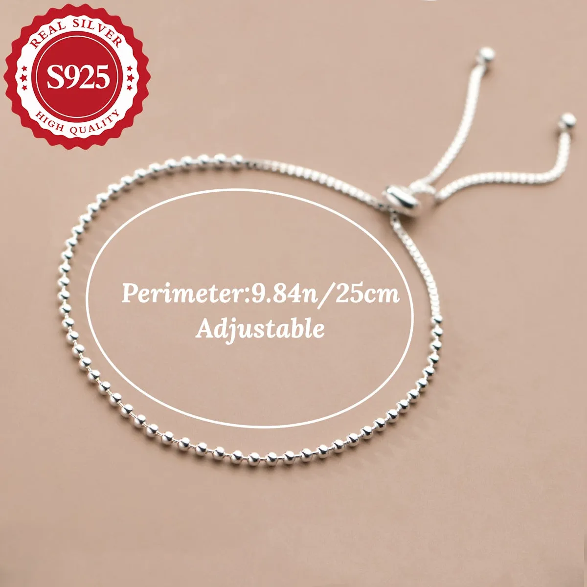 Adjustable Telescopic Bracelet - S925 Pure Silver - Stylish & Allergy-Free