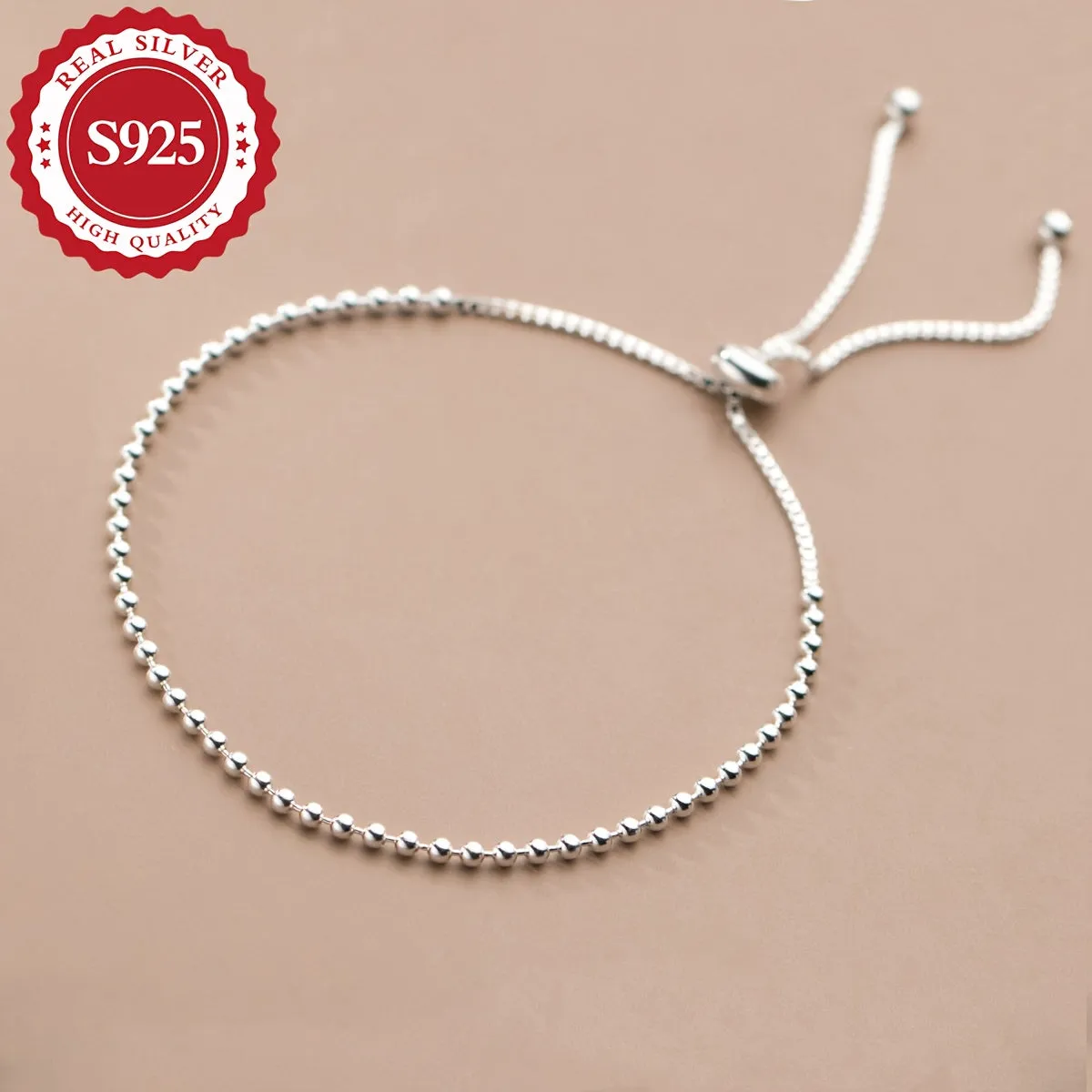 Adjustable Telescopic Bracelet - S925 Pure Silver - Stylish & Allergy-Free