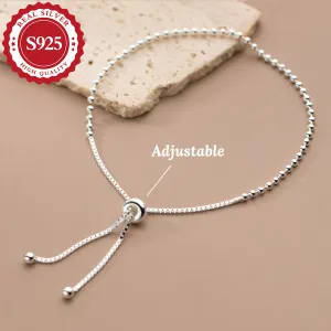 Adjustable Telescopic Bracelet - S925 Pure Silver - Stylish & Allergy-Free