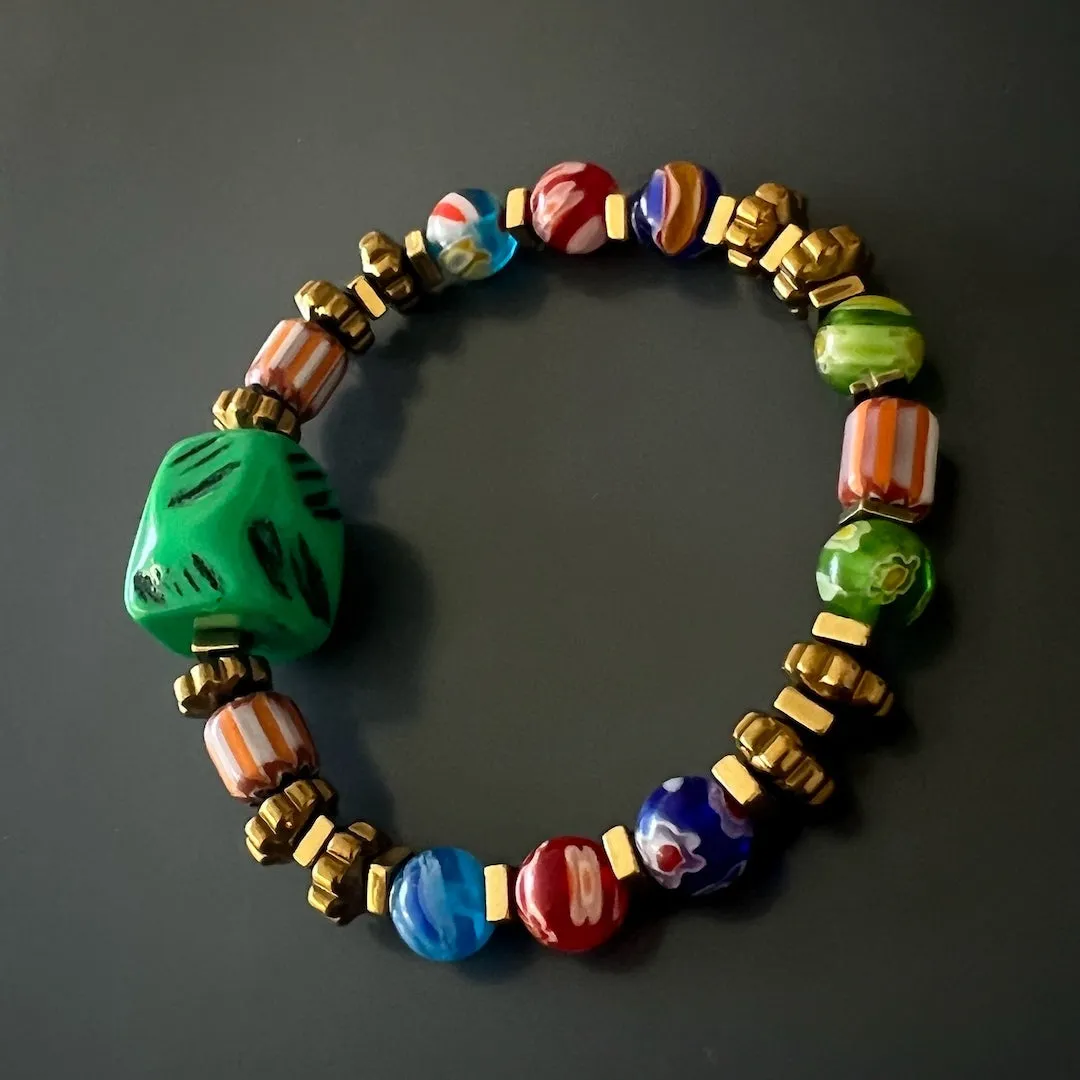 African Colors Women Beaded Bracelet
