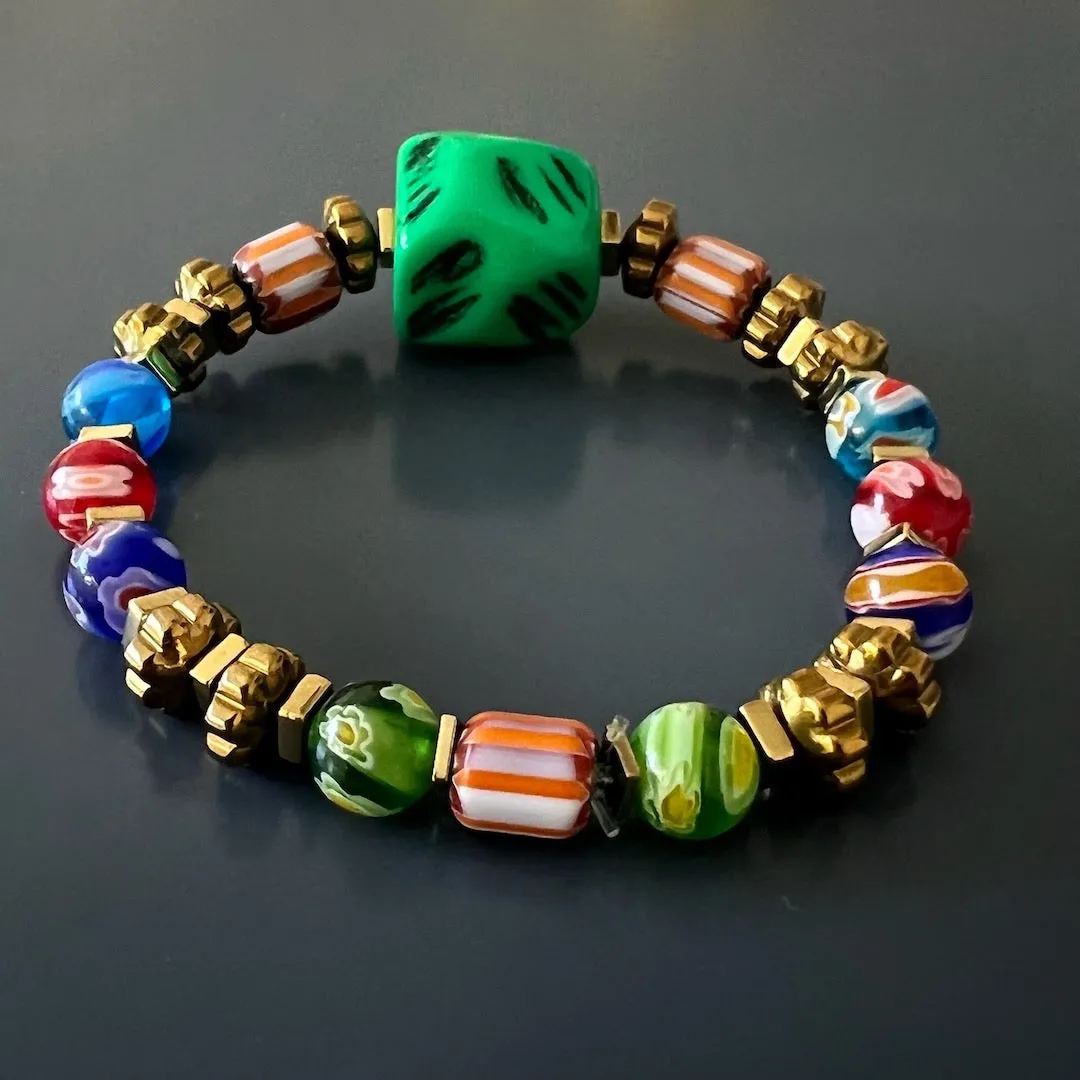 African Colors Women Beaded Bracelet