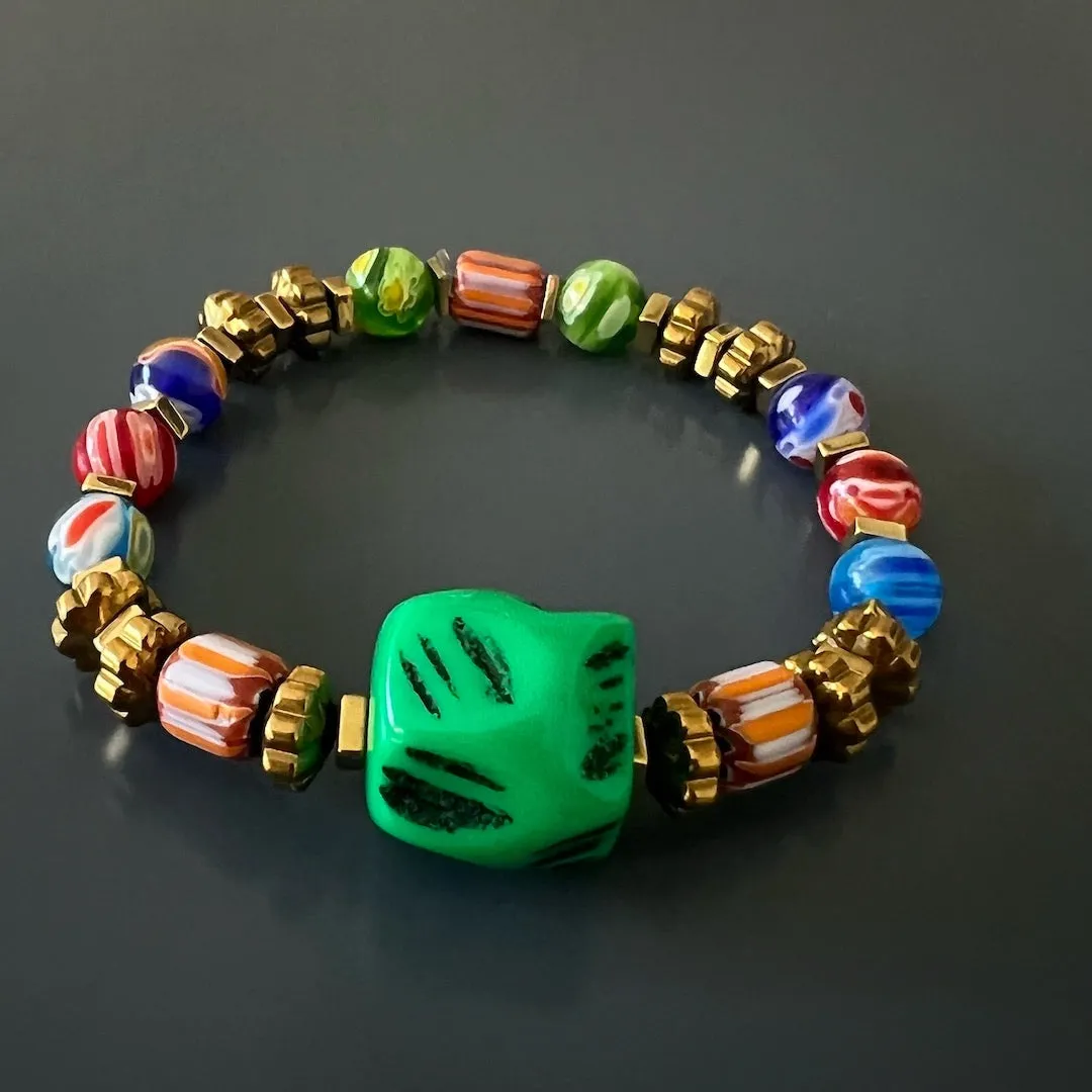 African Colors Women Beaded Bracelet