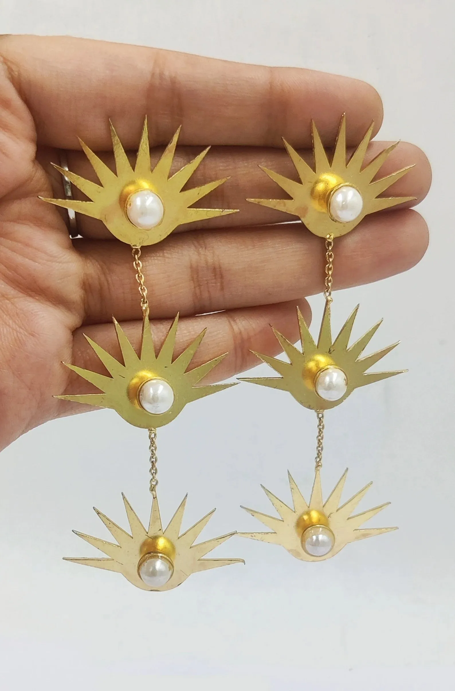 Agave Blossom Pearl Earrings