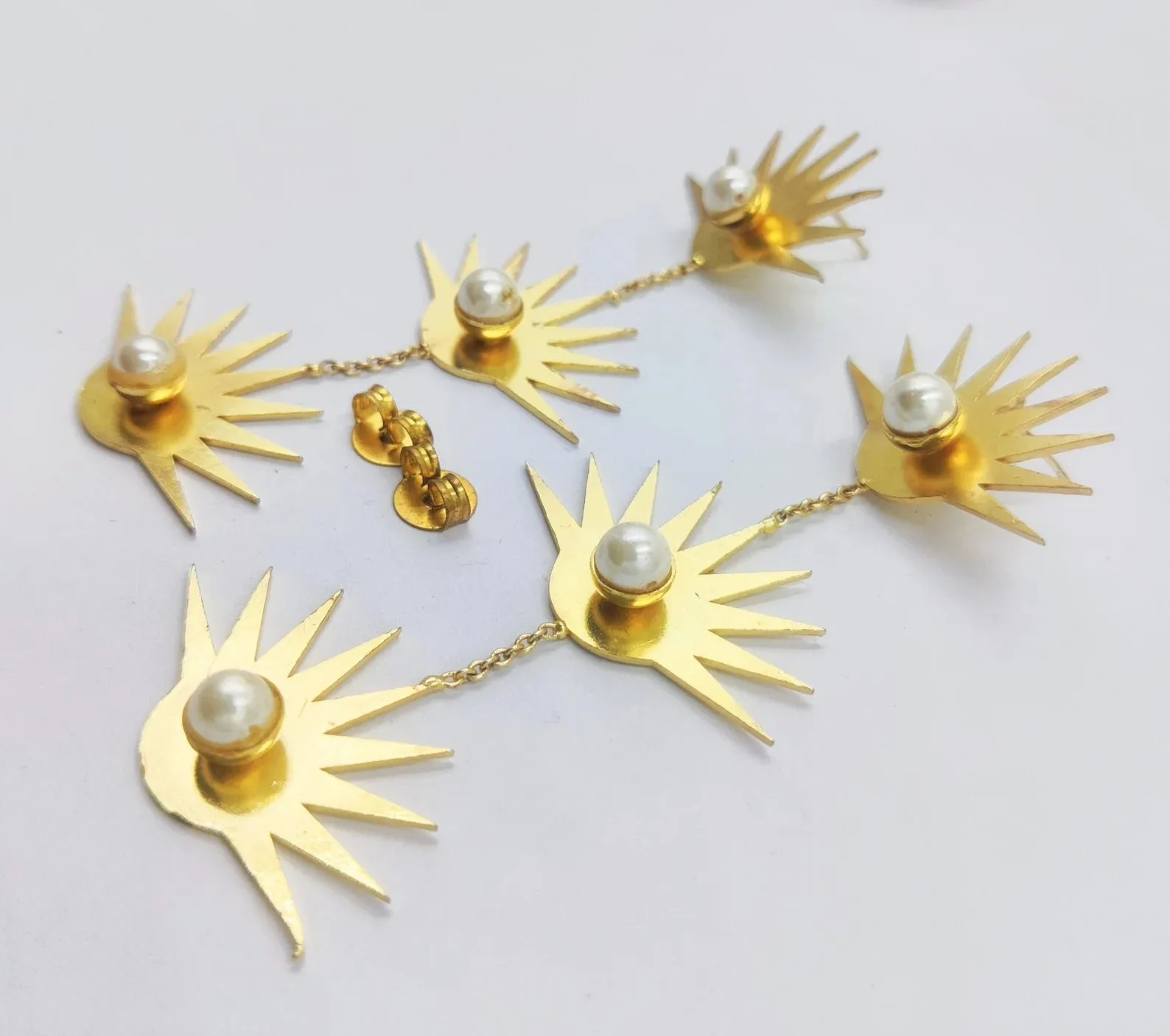Agave Blossom Pearl Earrings