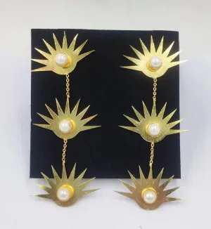 Agave Blossom Pearl Earrings
