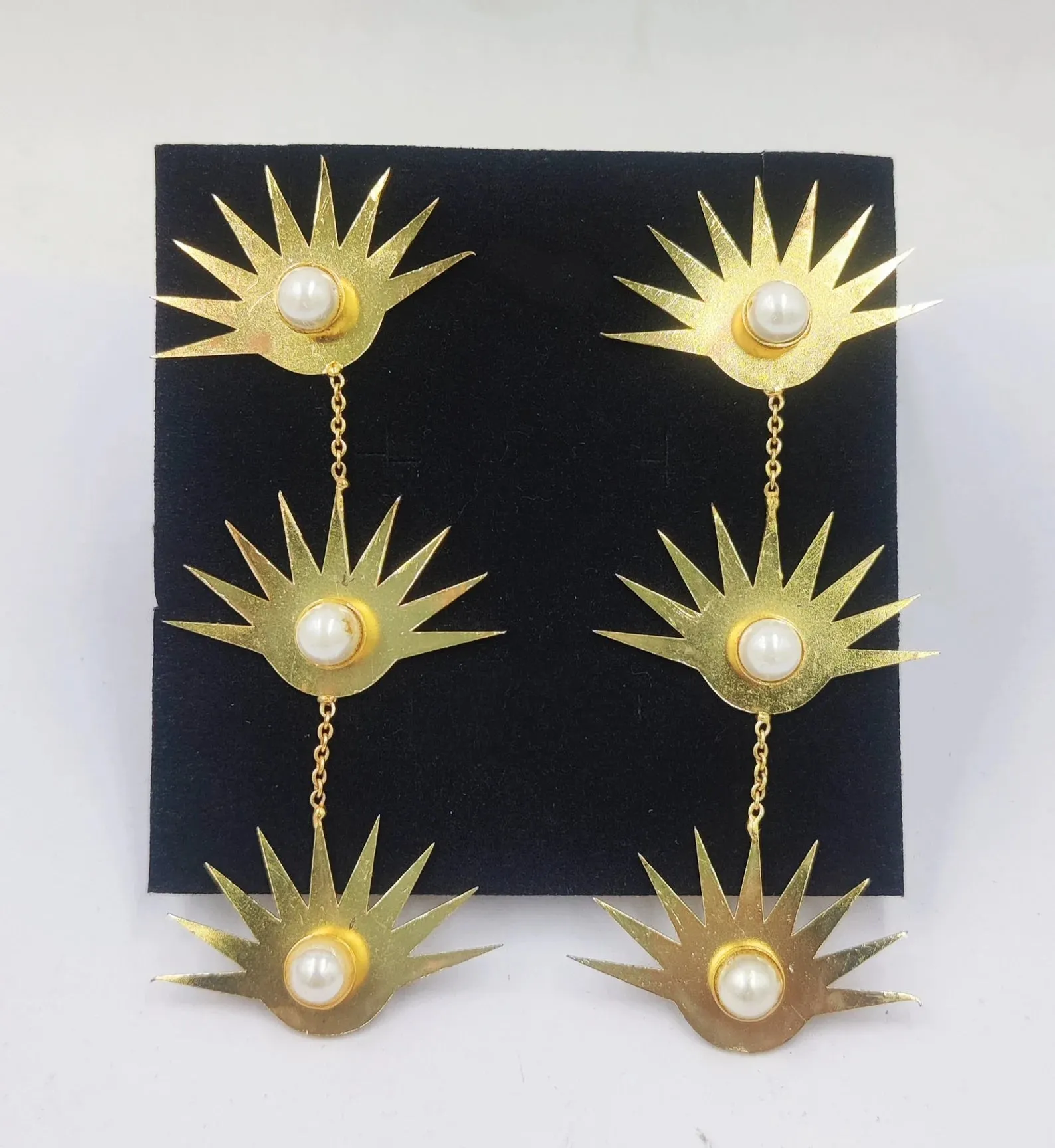 Agave Blossom Pearl Earrings