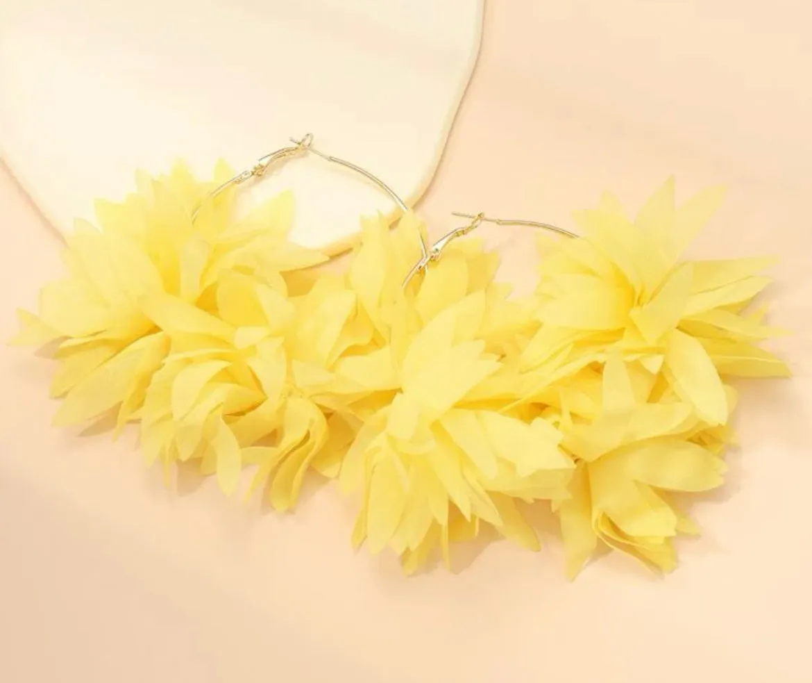 ALOHA HOOP EARRINGS