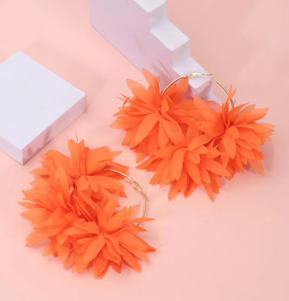 ALOHA HOOP EARRINGS