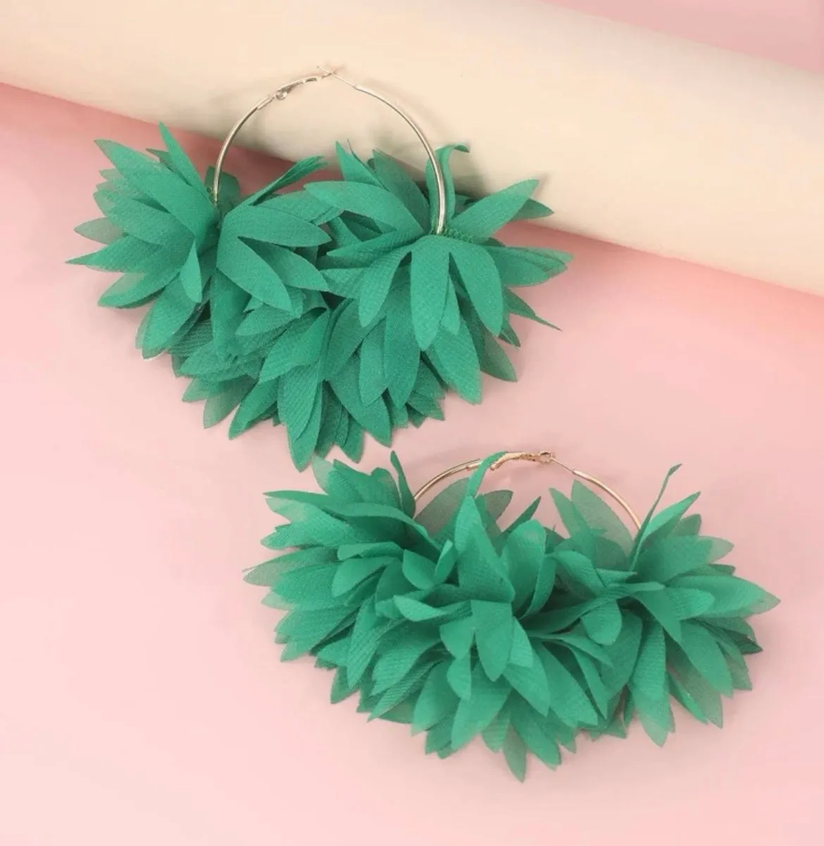 ALOHA HOOP EARRINGS