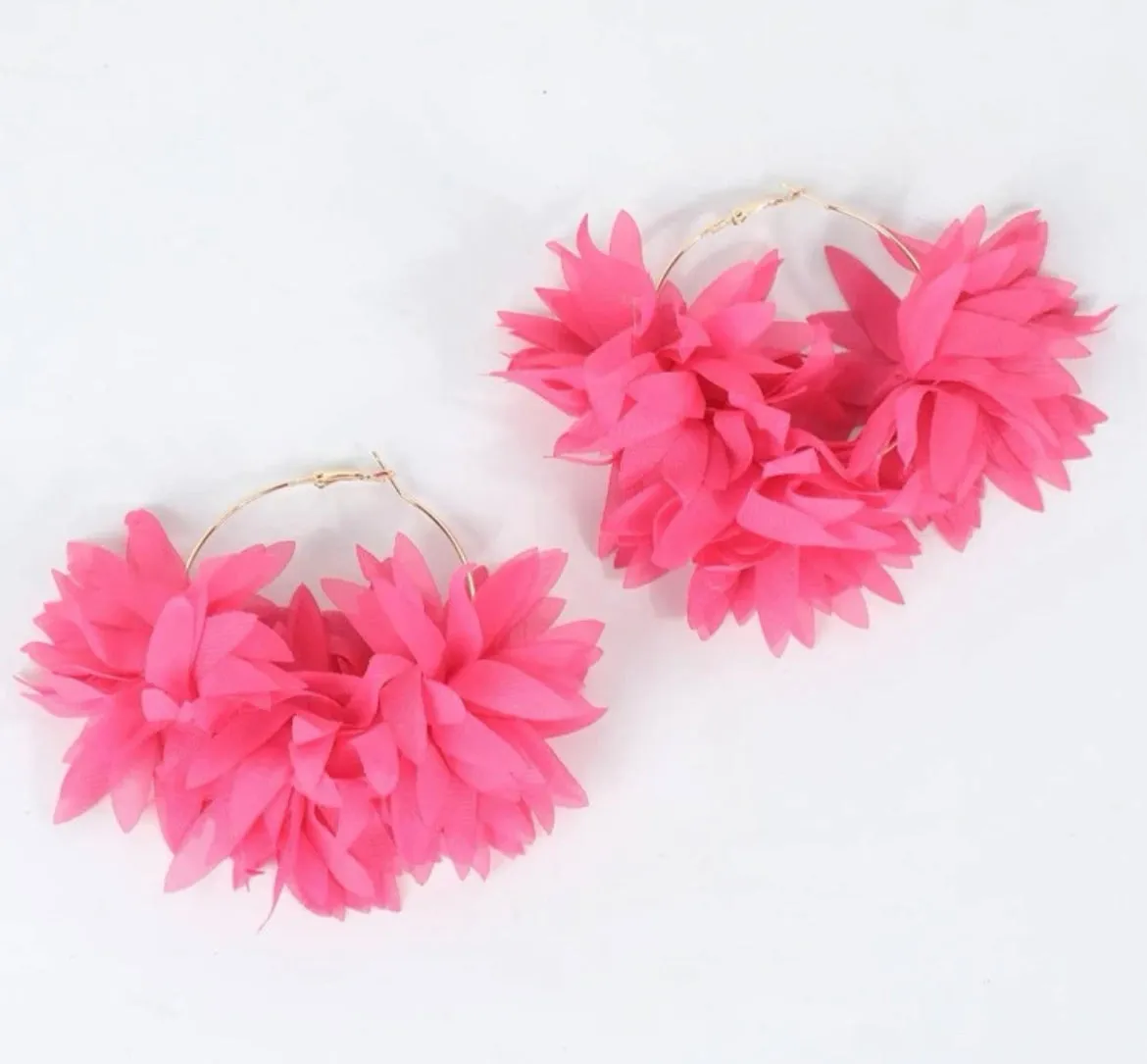 ALOHA HOOP EARRINGS