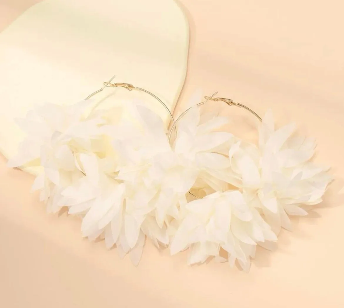 ALOHA HOOP EARRINGS